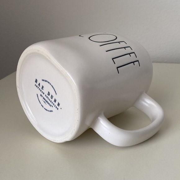 Rae Dunn Large COFFEE Coffee Mug Artisan Collection by Magenta Tea Cup - Picture 6 of 8